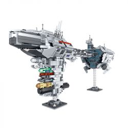 MorkModel 032001 Mork Model 032001 REBRICKABLE MOC-57273 57273 MOC57273 non  NEBULA-B TÀU KHU TRỤC Y TẾ bộ đồ chơi xếp lắp ráp ghép mô hình Star Wars NEBULON-B ESCORT FRIGATE Chiến Tranh Giữa Các Vì Sao 1988 khối