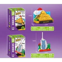 SEMBO 610008 non  CẦU THÁP CẦU ĐÔI bộ đồ chơi xếp lắp ráp ghép mô hình Fridge Refrigerator Magnets FRIDGE MAGNETS Nam Châm Dính Tủ Lạnh 74 khối