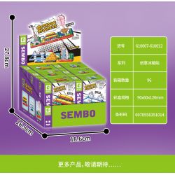 SEMBO 610008 non  CẦU THÁP CẦU ĐÔI bộ đồ chơi xếp lắp ráp ghép mô hình Fridge Refrigerator Magnets FRIDGE MAGNETS Nam Châm Dính Tủ Lạnh 74 khối