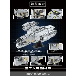 MouldKing 21023 Mould King 21023 SUPER 18K K20006 20006 non  DAO CẠO bộ đồ chơi xếp lắp ráp ghép mô hình Star Wars THE RAZOR CREST Chiến Tranh Giữa Các Vì Sao 4887 khối