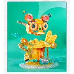 X AREA-X AX0001 0001 non  CÂY THÔNG HOO bộ đồ chơi xếp lắp ráp ghép mô hình HAPPY TIGER