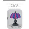 MorkModel 031023 Mork Model 031023 non  ĐÈN BÀN HÌNH BÁN NGUYỆT CỔ ĐIỂN bộ đồ chơi xếp lắp ráp ghép mô hình Creator TABLE LAMP Sáng Tạo 987 khối