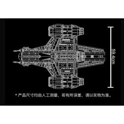 MouldKing 21023 Mould King 21023 SUPER 18K K20006 20006 non  DAO CẠO bộ đồ chơi xếp lắp ráp ghép mô hình Star Wars THE RAZOR CREST Chiến Tranh Giữa Các Vì Sao 4887 khối