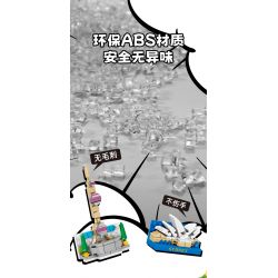 SEMBO 610006 non  NAM CHÂM TỦ LẠNH SÁNG TẠO TAJ MAHAL bộ đồ chơi xếp lắp ráp ghép mô hình Fridge Refrigerator Magnets FRIDGE MAGNETS Nam Châm Dính Tủ Lạnh 70 khối