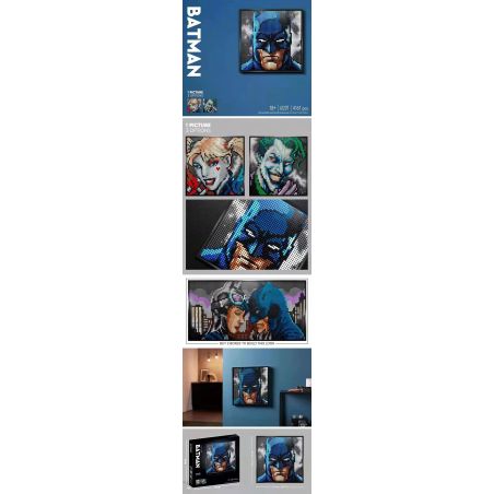 NOT  JIM LEE BATMAN COLLECTION 31205 61207 xếp lắp ráp ghép mô hình BỘ SƯU TẬP NGƯỜI DƠI CỦA JIM LEE BATMAN Art 4167 khối