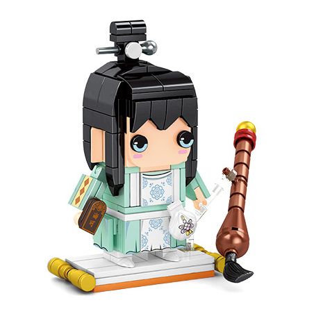 SEMBO 609005 non  GIÓ NỔI Ở LẠC DƯƠNG CẬU BÉ PHÉP THUẬT BAILI HONGYI bộ đồ chơi xếp lắp ráp ghép mô hình 191 khối