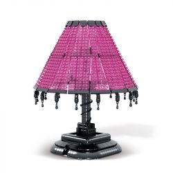 MorkModel 031021 Mork Model 031021 non  ĐÈN BÀN HÌNH THANG CỔ ĐIỂN bộ đồ chơi xếp lắp ráp ghép mô hình Creator TABLE LAMP Sáng Tạo 900 khối