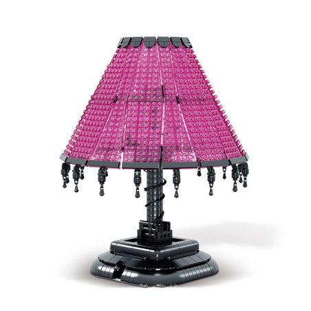 MorkModel 031021 Mork Model 031021 non  ĐÈN BÀN HÌNH THANG CỔ ĐIỂN bộ đồ chơi xếp lắp ráp ghép mô hình Creator TABLE LAMP Sáng Tạo 900 khối