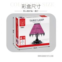 MorkModel 031021 Mork Model 031021 non  ĐÈN BÀN HÌNH THANG CỔ ĐIỂN bộ đồ chơi xếp lắp ráp ghép mô hình Creator TABLE LAMP Sáng Tạo 900 khối