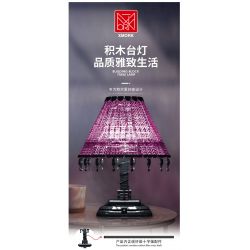 MorkModel 031021 Mork Model 031021 non  ĐÈN BÀN HÌNH THANG CỔ ĐIỂN bộ đồ chơi xếp lắp ráp ghép mô hình Creator TABLE LAMP Sáng Tạo 900 khối