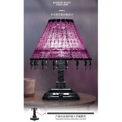 MorkModel 031021 Mork Model 031021 non  ĐÈN BÀN HÌNH THANG CỔ ĐIỂN bộ đồ chơi xếp lắp ráp ghép mô hình Creator TABLE LAMP Sáng Tạo 900 khối