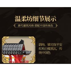 SEMBO 609007 non  QUẢNG TRƯỜNG NHẸ NHÀNG bộ đồ chơi xếp lắp ráp ghép mô hình 1265 khối