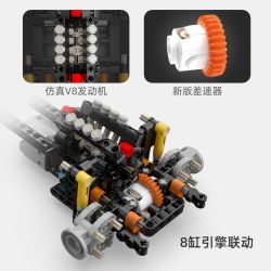 DOUBLEE CADA C61050 61050 non  DENIM NHANH CHÓNG 1:12. tỷ lệ 1:12 bộ đồ chơi xếp lắp ráp ghép mô hình  SPEED COWBOY Kỹ Thuật Công Nghệ Cao Mô Hình Phương Tiện 1120 khối