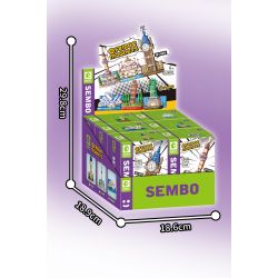 SEMBO 610003 non  NHÀ HÁT OPERA SYDNEY bộ đồ chơi xếp lắp ráp ghép mô hình Fridge Refrigerator Magnets FRIDGE MAGNETS Nam Châm Dính Tủ Lạnh 60 khối