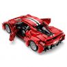 DOUBLEE CADA C61049 61049 non  QUỶ ĐỎ FERRARI 488 1:12 tỷ lệ 1:12 bộ đồ chơi xếp lắp ráp ghép mô hình  RED DEVILS、FERRARI 488 Kỹ Thuật Công Nghệ Cao Mô Hình Phương Tiện 1126 khối
