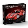 DOUBLEE CADA C61049 61049 non  QUỶ ĐỎ FERRARI 488 1:12 tỷ lệ 1:12 bộ đồ chơi xếp lắp ráp ghép mô hình  RED DEVILS、FERRARI 488 Kỹ Thuật Công Nghệ Cao Mô Hình Phương Tiện 1126 khối