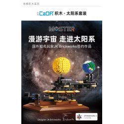 CADA DOUBLEE C71004 71004 non  BỘ ĐỒ HỆ MẶT TRỜI bộ đồ chơi xếp lắp ráp ghép mô hình EARTH MOON AND SUN ORRERY 865 khối