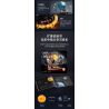 CADA DOUBLEE C71004 71004 non  BỘ ĐỒ HỆ MẶT TRỜI bộ đồ chơi xếp lắp ráp ghép mô hình EARTH MOON AND SUN ORRERY 865 khối