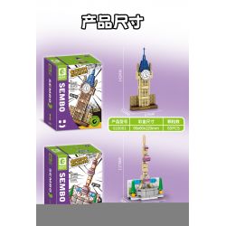 SEMBO 610002 non  HÒN NGỌC PHƯƠNG ĐÔNG bộ đồ chơi xếp lắp ráp ghép mô hình Fridge Refrigerator Magnets FRIDGE MAGNETS Nam Châm Dính Tủ Lạnh 59 khối