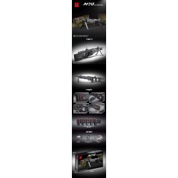 PANGU PG-15003 15003 PG15003 non  M249 SÚNG MÁY NHẸ bộ đồ chơi xếp lắp ráp ghép mô hình Gun M249 LIGHT MACHINE GUN 1280 khối