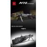 PANGU PG-15003 15003 PG15003 non  M249 SÚNG MÁY NHẸ bộ đồ chơi xếp lắp ráp ghép mô hình Gun M249 LIGHT MACHINE GUN 1280 khối