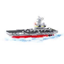 Kazi KY84107 84107 non  TÀU SÂN BAY SỐ 003 bộ đồ chơi xếp lắp ráp ghép mô hình Military Power Sức Mạnh Quân Sự 430 khối
