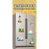 SEMBO 610001 non  ĐỒNG HỒ LỚN bộ đồ chơi xếp lắp ráp ghép mô hình Fridge Refrigerator Magnets FRIDGE MAGNETS Nam Châm Dính Tủ Lạnh 65 khối