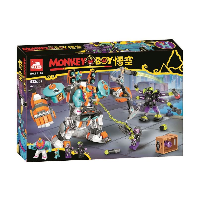 NOT  SANDY'S POWER LOADER MECH 80025 TANK 60128 xếp lắp ráp ghép mô hình MÁY NẠP NĂNG LƯỢNG CỦA SANDY ĐIỆN Monkie Kid Tây Du Ký Tôn Ngộ Không 520 khối