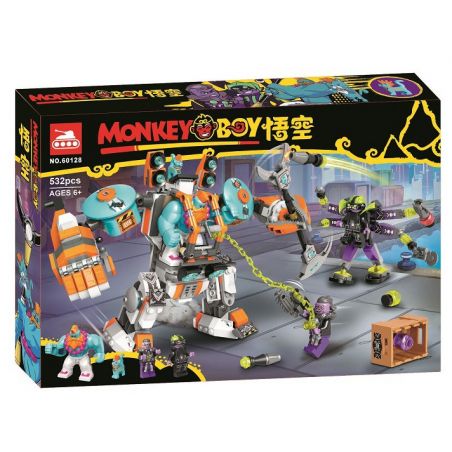 NOT  SANDY'S POWER LOADER MECH 80025 TANK 60128 xếp lắp ráp ghép mô hình MÁY NẠP NĂNG LƯỢNG CỦA SANDY ĐIỆN Monkie Kid Tây Du Ký Tôn Ngộ Không 520 khối