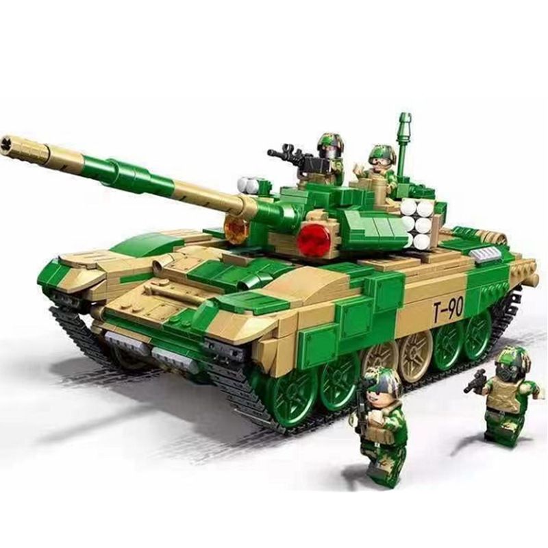 WOMA C0873 0873 non  TANK BATTLE CHÍNH T90 bộ đồ chơi xếp lắp ráp ghép mô hình Military Army Quân Sự Bộ Đội 1291 khối