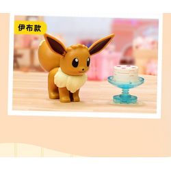 KEEPPLEY K20223 20223 non  POKÉMON NHÀN NHÃ XÂY LÂU ĐÀI CÁT bộ đồ chơi xếp lắp ráp ghép mô hình Movie & Game Phim Và Trò Chơi