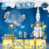 KUYU MOXING 1005 non  HÀNH TRÌNH KHÔNG GIAN BIỂN SAO 4 LOẠI bộ đồ chơi xếp lắp ráp ghép mô hình Space SEA OF STARS Thám Hiểm Không Gian 343 khối