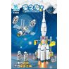 KUYU MOXING 1005 non  HÀNH TRÌNH KHÔNG GIAN BIỂN SAO 4 LOẠI bộ đồ chơi xếp lắp ráp ghép mô hình Space SEA OF STARS Thám Hiểm Không Gian 343 khối