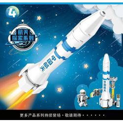 KUYU MOXING 1005 non  HÀNH TRÌNH KHÔNG GIAN BIỂN SAO 4 LOẠI bộ đồ chơi xếp lắp ráp ghép mô hình Space SEA OF STARS Thám Hiểm Không Gian 343 khối