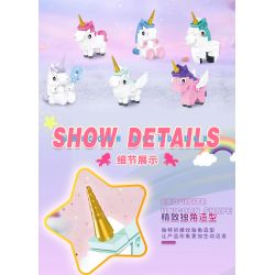 XINGBAO XB non  UNICORN UNICORN 6. bộ đồ chơi xếp lắp ráp ghép mô hình 269 khối