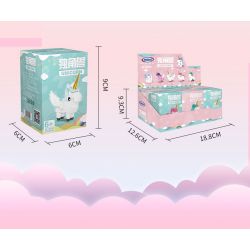 XINGBAO XB non  UNICORN UNICORN 6. bộ đồ chơi xếp lắp ráp ghép mô hình 269 khối