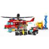 GUDI 9214 non  TRỰC THĂNG CỨU HỎA GIẾNG DẦU bộ đồ chơi xếp lắp ráp ghép mô hình City FIREMAN FIRE HEAVY HELICOPTOR Thành Phố 374 khối