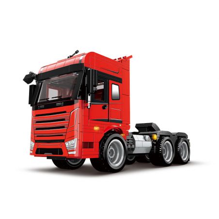 SANY C0625 0625 WOMA C0625 0625 non  MÁY KÉO BÁN TREO bộ đồ chơi xếp lắp ráp ghép mô hình Racers SEMI-TRAILER TOWING VEHICLE Đua Tốc Độ 716 khối