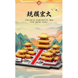 MOYU BLOCK MY92039 92039 non  CUNG ĐIỆN AFANG bộ đồ chơi xếp lắp ráp ghép mô hình Architecture CHINESE PALACE ARCHITECTURE Công Trình Kiến Trúc