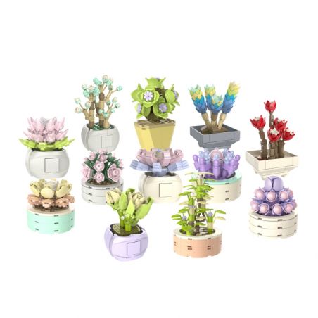 JAKI JK2710 2710 non  CÂY MỌNG NƯỚC TRONG CHẬU 12 LOẠI CÂU CHUYỆN MAY MẮN ÁNH SAO THẠCH MÙA HÈ NĂM THÁNG SƯƠNG CÔ GÁI NGUYỆN XOÀI NGỌC BÍCH DẠ KHÚC MƯA QUYẾN RŨ HOÀNG HÔN DÒNG SÔNG NGƯỜI DU HÀNH THỜI GIAN YANSHA XINYU THIÊN THẦN MƠ SAY RƯỢU bộ đồ chơi xếp lắp ráp ghép mô hình Flowers Hoa