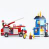 GUDI 9215 Xếp hình kiểu  CITY Fire Emergency Xe Thang Cứu Hỏa Chữa Cháy Nhà 431 khối