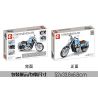 SEMBO 701714 non  HARLEY - DAVISON BỐN MƯƠI TÁMTM KỶ NIỆM 115 NĂM bộ đồ chơi xếp lắp ráp ghép mô hình Motorcycle Motorbike HARLEY-DAVIDSON Xe Hai Bánh 729 khối