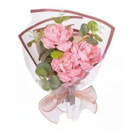 JAKI JK2687 2687 non  LỜI TRÁI TIM DỊU DÀNG bộ đồ chơi xếp lắp ráp ghép mô hình Flowers Hoa