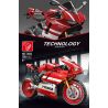 TA GAOLE T3043 3043 non  XE MÁY DUCATI bộ đồ chơi xếp lắp ráp ghép mô hình Creator DUKAT-V4 Sáng Tạo 729 khối