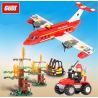 GUDI 9216 Xếp hình kiểu  CITY Fire Plane Máy Bay Cứu Hỏa Chữa Cháy Rừng 522 khối