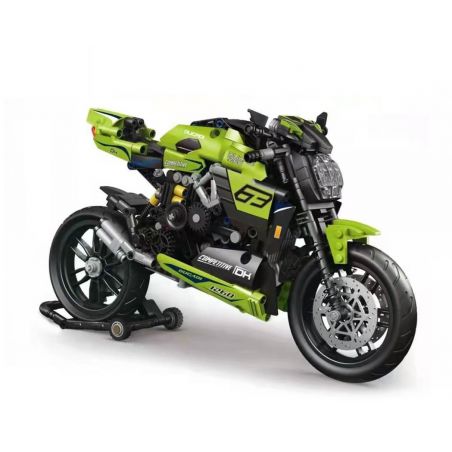 ACHKO 30011 non  DUCATI DIAVEL 1260 bộ đồ chơi xếp lắp ráp ghép mô hình  Kỹ Thuật Công Nghệ Cao Mô Hình Phương Tiện 836 khối