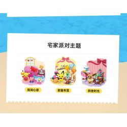 KEEPPLEY K20226 20226 non  POKÉMON SỰ SẮP XẾP NGỌT NGÀO bộ đồ chơi xếp lắp ráp ghép mô hình Movie & Game Phim Và Trò Chơi