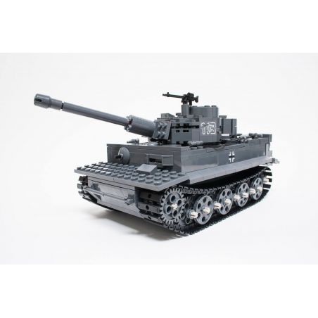 OXFORD OM33013 33013 non  TIGER TANK. bộ đồ chơi xếp lắp ráp ghép mô hình Military Army TIGHER Quân Sự Bộ Đội 709 khối