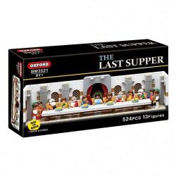 OXFORD BM3521 3521 non  BỮA ĂN TỐI CUỐI CÙNG bộ đồ chơi xếp lắp ráp ghép mô hình THE LAST SUPPER 524 khối