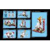 LEYI 88028 non  BÃI PHÓNG TÀU VŨ TRỤ bộ đồ chơi xếp lắp ráp ghép mô hình Space Thám Hiểm Không Gian 436 khối